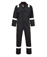 Portwest Welding Coverall Flame Resistant overall HI-VIS tape knee pad  BIZ5 Med