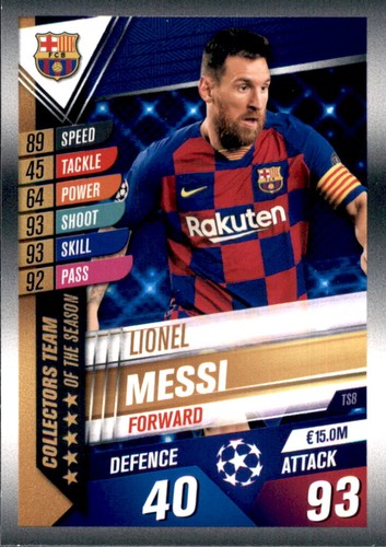 Match attax 101 ts8 - match, lionel