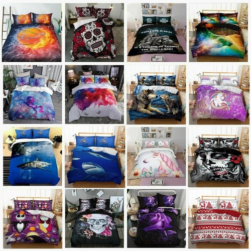 Skull animals duvet covers - skull,
