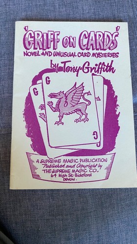 Griff cards tony griffiths - on,