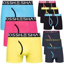 Mens Crosshatch Boxers Triglow Underwear Gift Multipacked Shorts 3 Pack Boxer