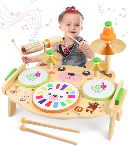 Kids drum kit musical - -,
