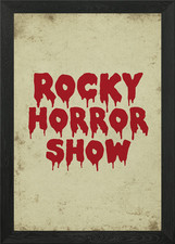Rocky Horror Show typo Framed