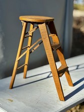 Antique Folding Wooden 2 Step