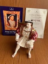 wedgwood figurine henry viii for compton+woodhouse, seated.