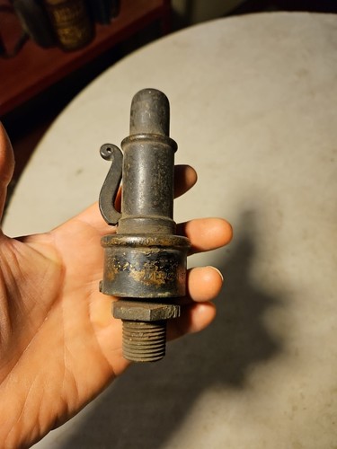 Antique american steam gauge - american,