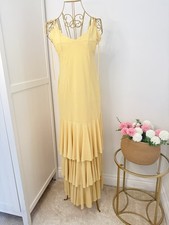 Zara yellow midi - dress, size