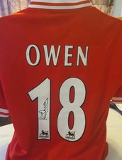 Michael Owen Signed Liverpool