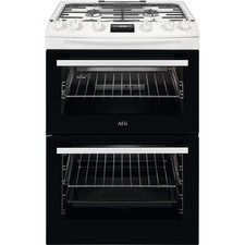 Aeg cgx6130acw gas cooker - aeg, with