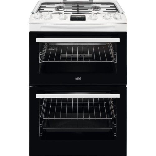 Aeg cgx6130acw gas cooker with - cooker,