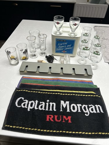 Captain morgan rum bar towels - morgan,
