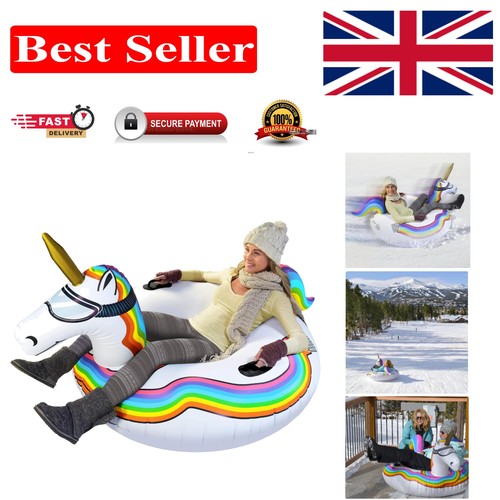 Winter snow sled tube with - snow,