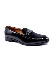 Mens Shiny Patent Faux Leather