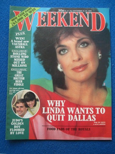 Weekend magazine linda gray - weekend,