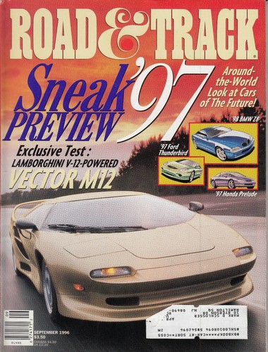 Road track september - &, 1996