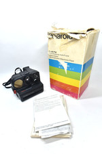 Polaroid Land Camera Polasonic 5000 Autofocus AF Instant SX-70 Film Black + Box