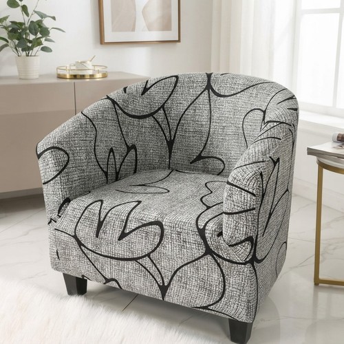 Stretchable floral tub - stretchable,