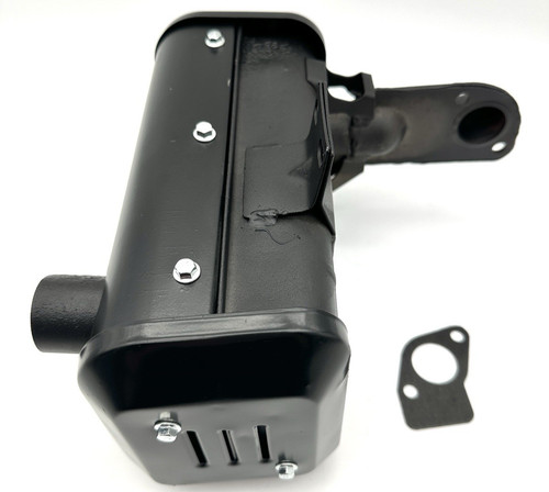 New muffler and gasket fits - gasket,
