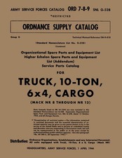 Parts Catalog for 1944 WWII