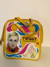 Vintage 1967 Mattel Twiggy Fashion Tote Bag FANTASTIC Condition