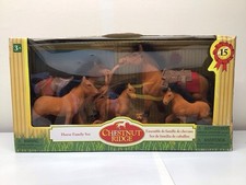 NEW Chestnut Ridge 15 Piece Brown Horse Family Toys R Us Trophy Collection A4