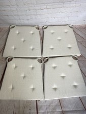 IKEA Justina Chair Pads Natural x 4 Cushions Kitchen, Dining Room, Garden Room