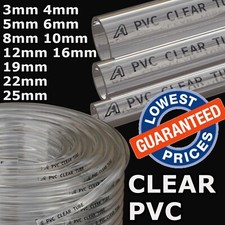 Clear pvc petrol fuel pipe - clear,