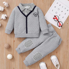 Kids Baby Boys Clothes Long