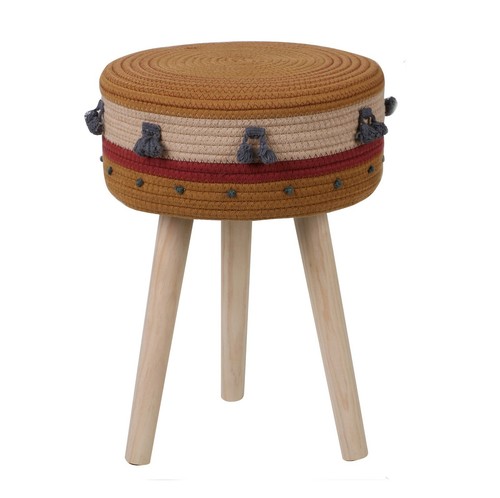 Round stool ottoman - round,