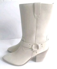 NASTY GAL SIZE 8 BEIGE SUEDE