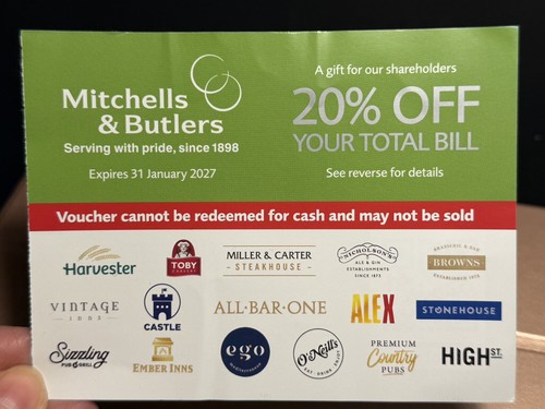 Mitchell butlers - &,