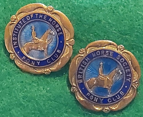 Vintage pony club - club, badges-set