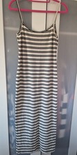 Zara Midi Striped Cotton Blend
