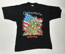 Queensryche T-Shirt Original Pushead Europe Building Empires World Tour 1991