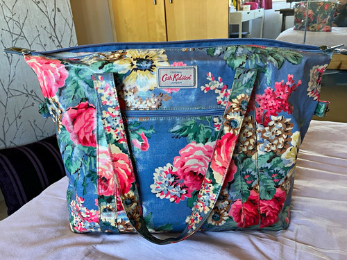Cath kidston blue floral pvc - blue,