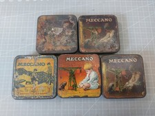5 x Meccano Small Parts Tins