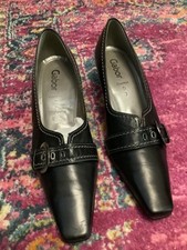 GABOR STYLISH BLACK LEATHER