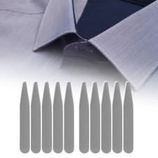 2/10x Metal Collar Stays Bone