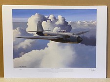 No 2 OF SIGNED ED aviation art print  raf prototype Fairey Spearfish