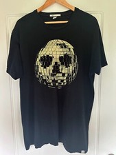 2k gingham punk v disco mirrorball t shirt by Garland Lyn RARE!