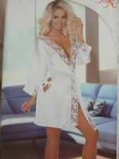 Bridal Lingerie Robe Beauty Nights Robe with matching Thong size S/M