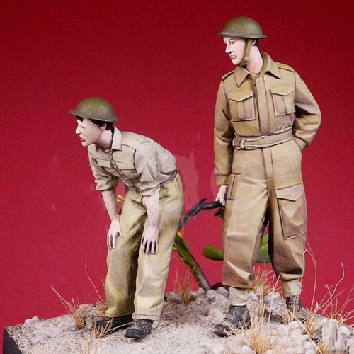 Resin figures model kit - 1/35,