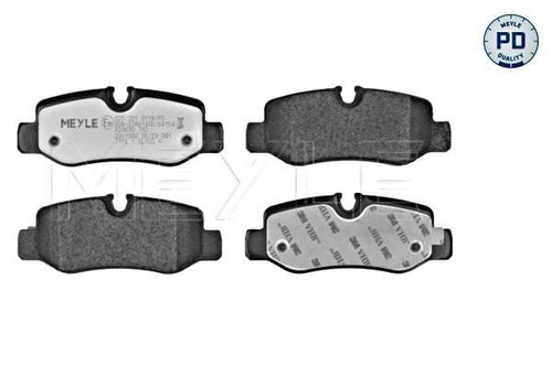 Rear disc brake pad - brake, meyle