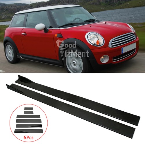 Glossy side skirts spoiler lip - side,