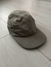 Vintage Nike Y2K TN Air Max 5 Panel Grey Cap Hat - OSFA Side Pattern Adjustable