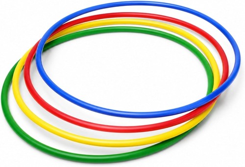 Hula hoops multi colour pack - hoops, multi-colour