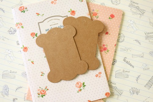 Kraft card spool - kraft,