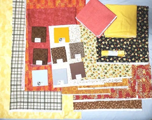 Autumn harvest fabric bundle - autumn,