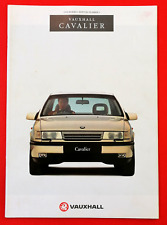 1991-92 VAUXHALL CAVALIER Mk3 Sales Brochure - GSi 2000 SRi CD GL L BTCC Colours