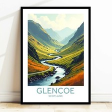 Glencoe Scotland Travel Print